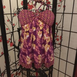 Women’s Halter Neck Babydoll Tank